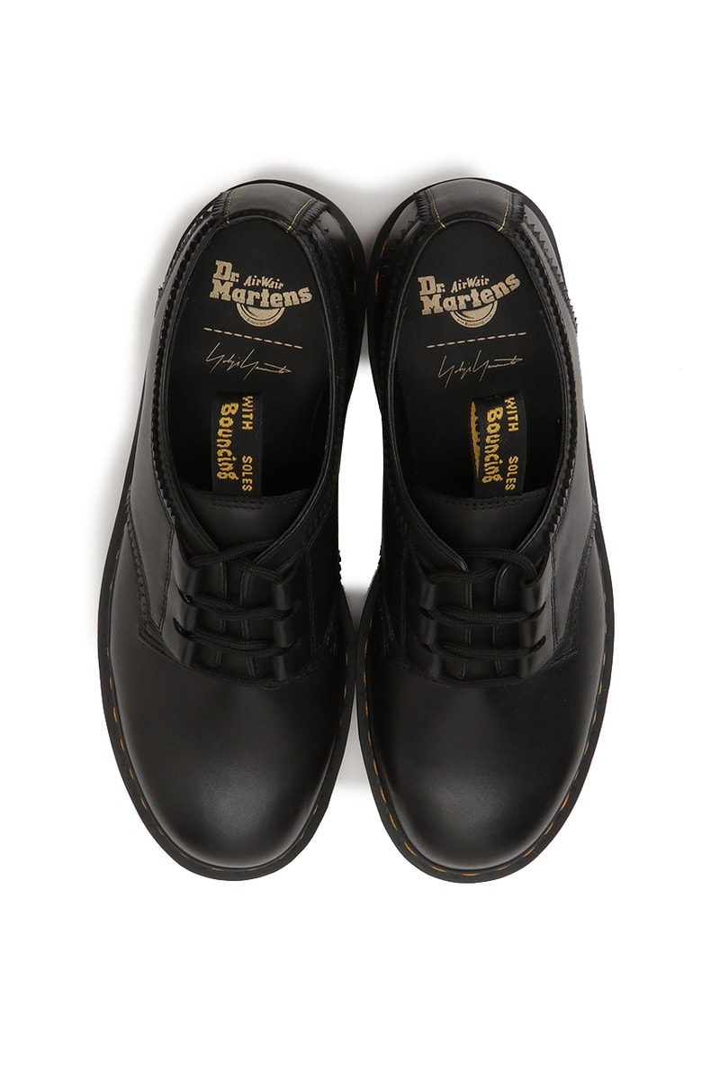 ドクターマーチンが人気コラボレーター ヨウジヤマモトを迎えた最新フットウェア ギリーをリリース Yohji Yamamoto Dr Martens 1461 Temperley Ghillie Shoe collaboration spring summer 2021 release info