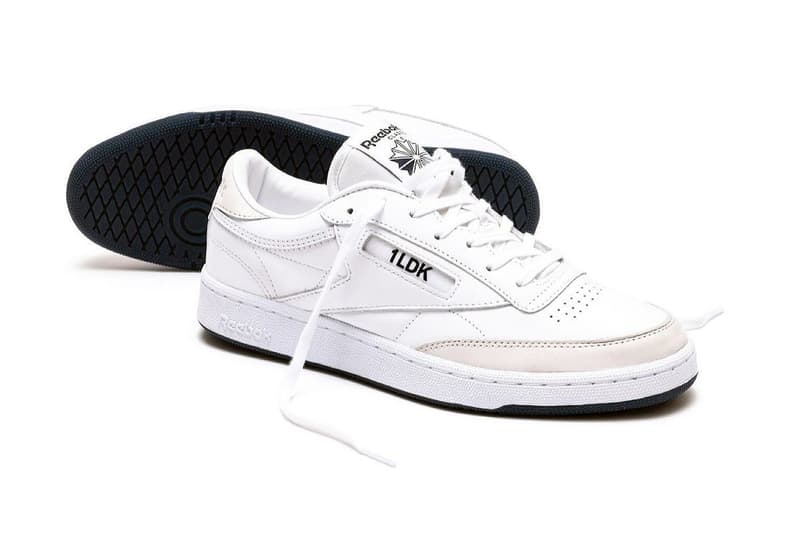 ワンエルディーケーxリーボックからコラボクラブシー85がリリース reebok 1ldk collaboration club c 85 release info