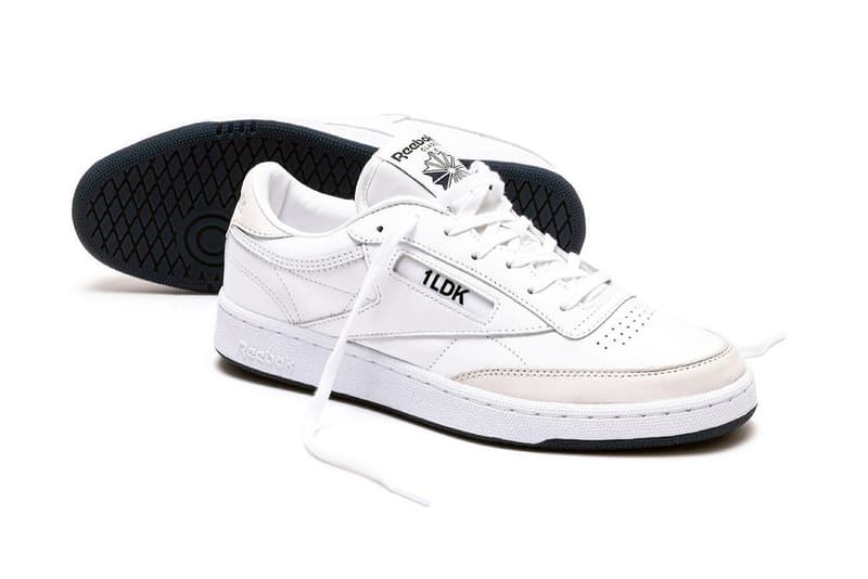 ワンエルディーケーxリーボックからコラボクラブシー85がリリース reebok 1ldk collaboration club c 85 release info