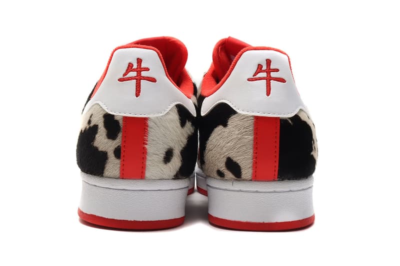 アディダス スーパースター adidas から2021年の春節を祝した限定 Superstar が登場 adidas superstar chinese new year cow pattern white rush red off white FY8798 release info store list buying guide atmos price photos