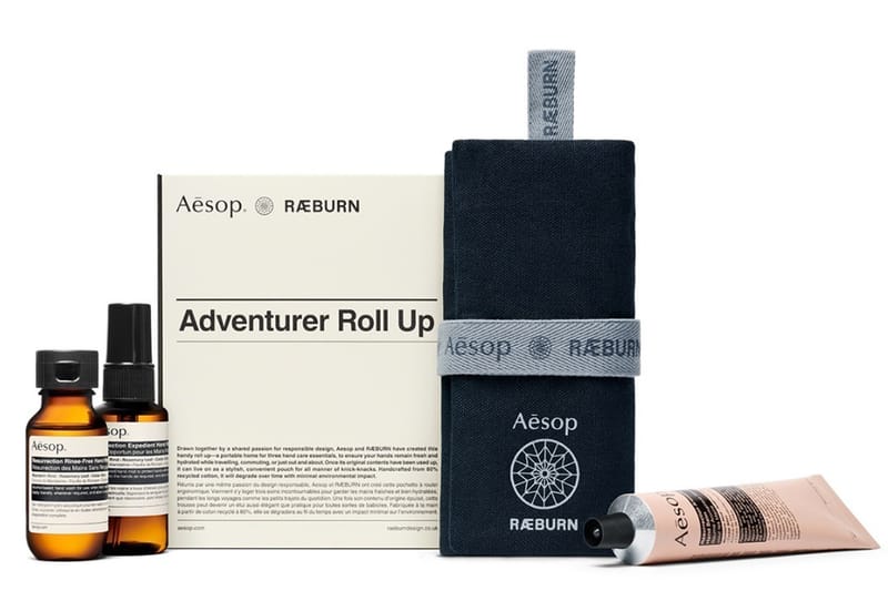 Aēsop & RÆBURN トラベル エッセンシャルコラボにクローズアップ