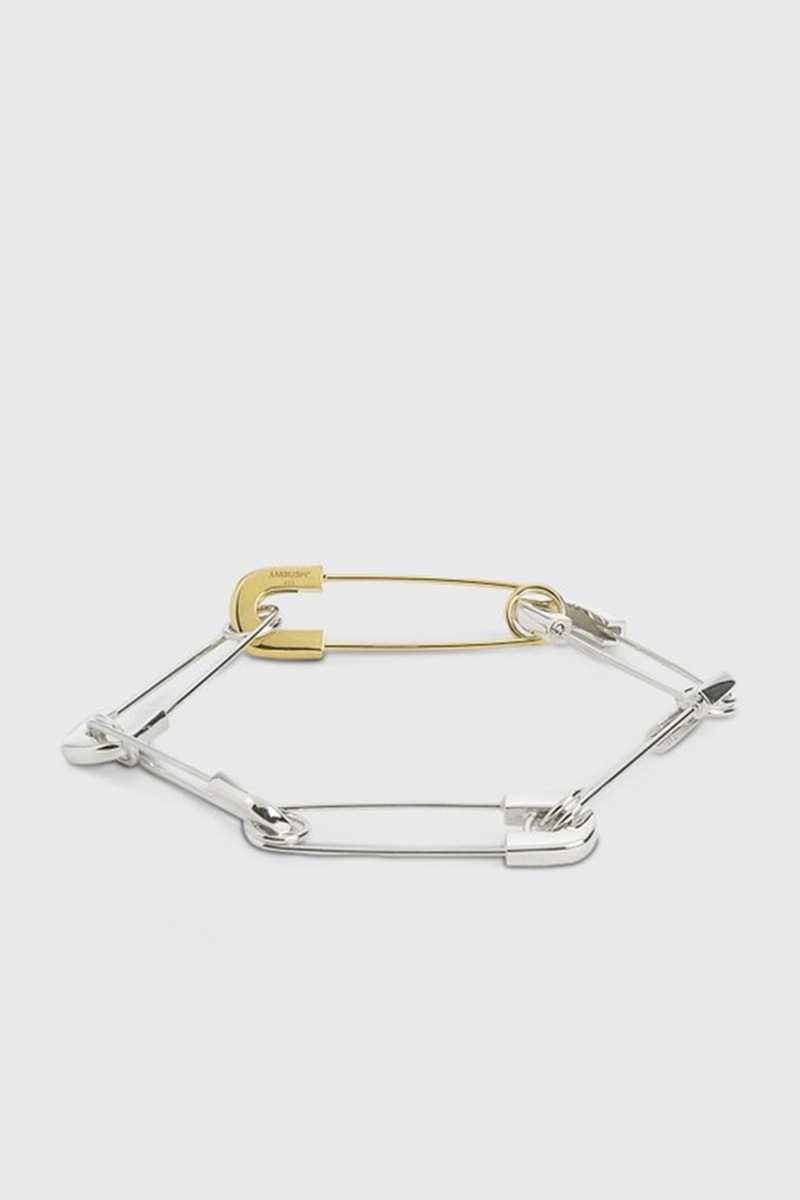 アンブッシュから6連の安全ピンをモチーフとしたブレスレットが登場 ambush SAFETY PIN LINK BRACELET hbx release info