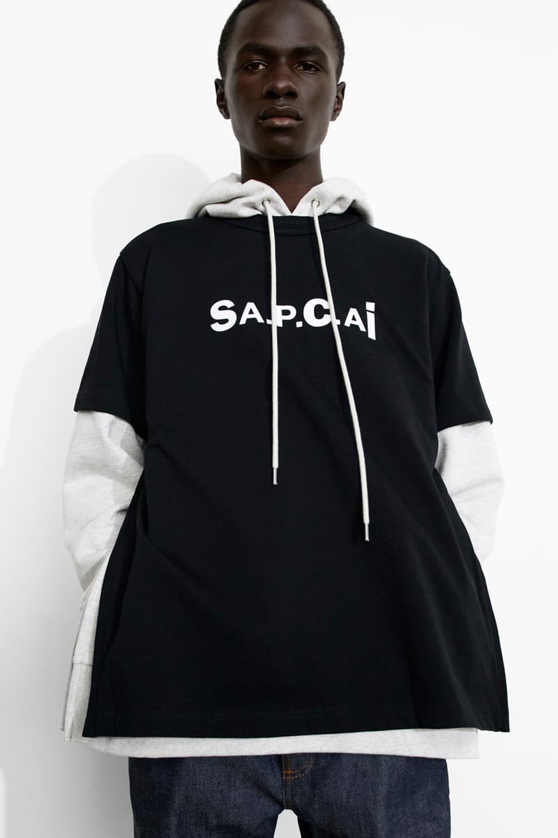 sacai x A.P.C. のコラボコレクションがローンチ間近 サカイ アーペーセー