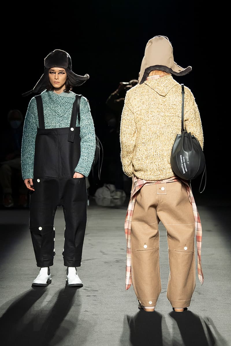 ビューティフルピープル2021年秋冬コレクション beautiful people 2021 fall winter collection look KUMAKIRI HIDENORI