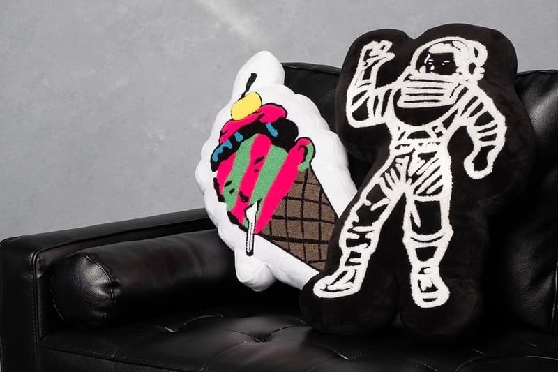 ビリオネア・ボーイズ・クラブ＆アイスクリームから初のホームグッズが登場 billionaire boys club icecream pillows astronaut cone head release info store list photos buying guide price 