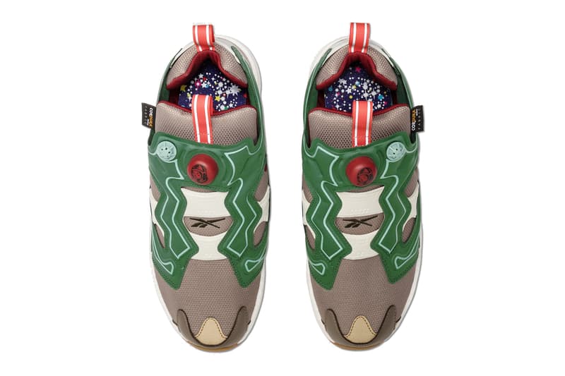 BBCxリーボックが宇宙を連想させるコラボ インスタポンプ フューリー ブーストをリリース billionaire boys club reebok instapump fury boost green brown white gum blue yellow official release date info photos price store list buying guide cordura