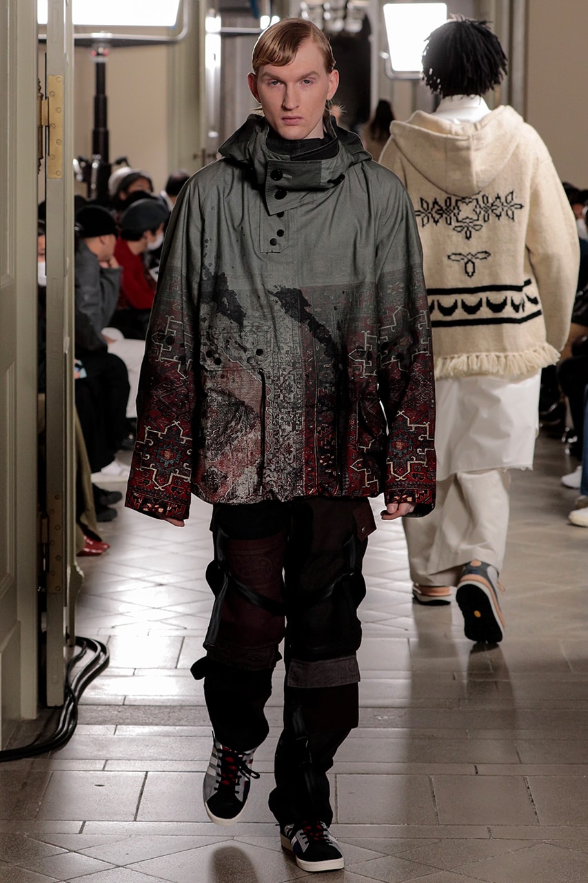 チルドレンオブザディスコーダンス2021年秋冬コレクション Children of the discordance + FACE.A-J 2021 fall winter collection look Hideaki Shikama