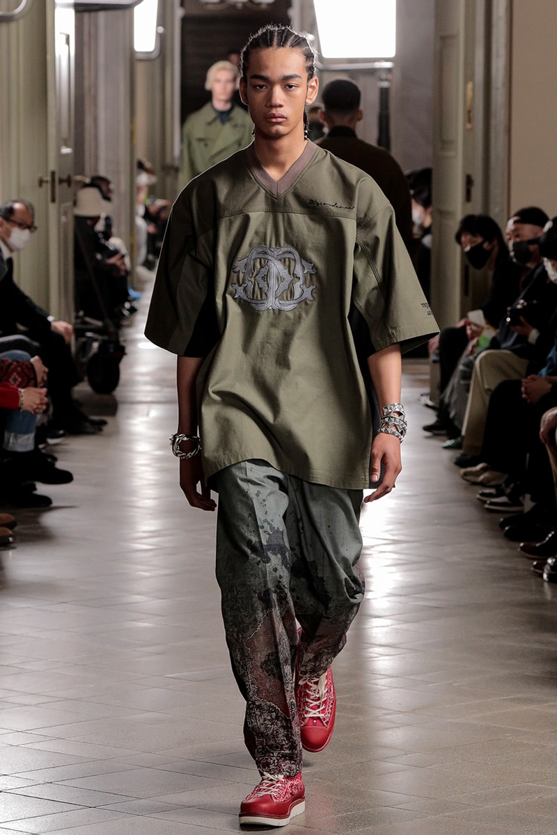 チルドレンオブザディスコーダンス2021年秋冬コレクション Children of the discordance + FACE.A-J 2021 fall winter collection look Hideaki Shikama