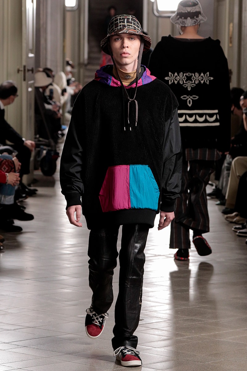 チルドレンオブザディスコーダンス2021年秋冬コレクション Children of the discordance + FACE.A-J 2021 fall winter collection look Hideaki Shikama