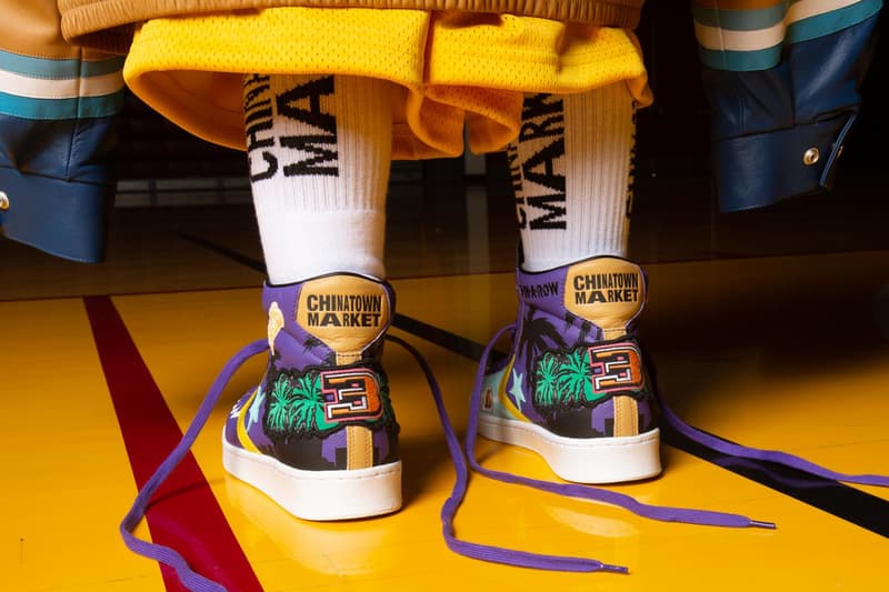 チャイナタウン マーケット NBA からインスパイアされた Chinatown Market × Converse のコラボフットウエアが登場 converse chinatown market nba collection jeff hamilton championship jackets chicago bulls los angeles lakers chuck 70 pro leather hi official release date info photos price store list buying guide