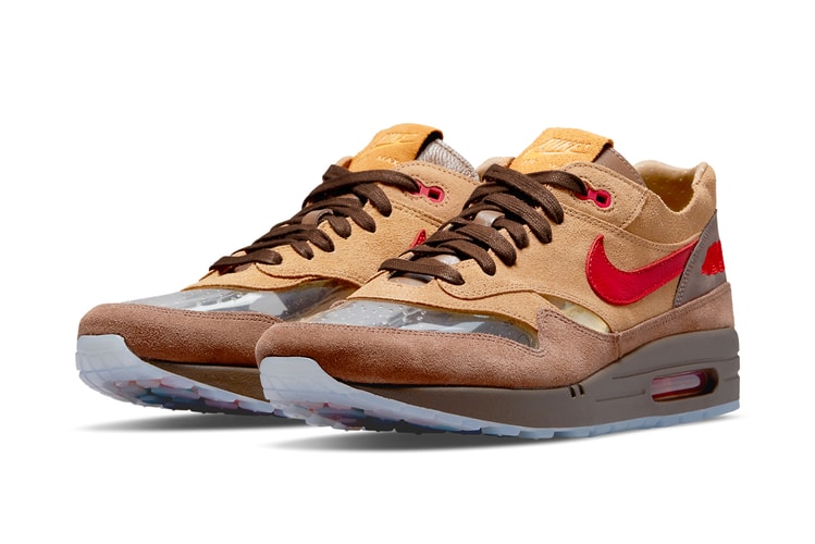 CLOT x Nike Air Max 1 “Kiss of Death” の新色 “Cha” の公式ビジュアルが公開