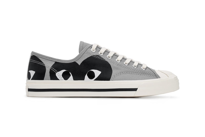 プレイ コムデギャルソン コンバース ジャックパーセル PLAY COMME des GARÇONS x Converse による最新コラボ Jack Purcell が発売 comme des garcons play converse jack purcell gray black red release date info store list buying guide photos price dover street market