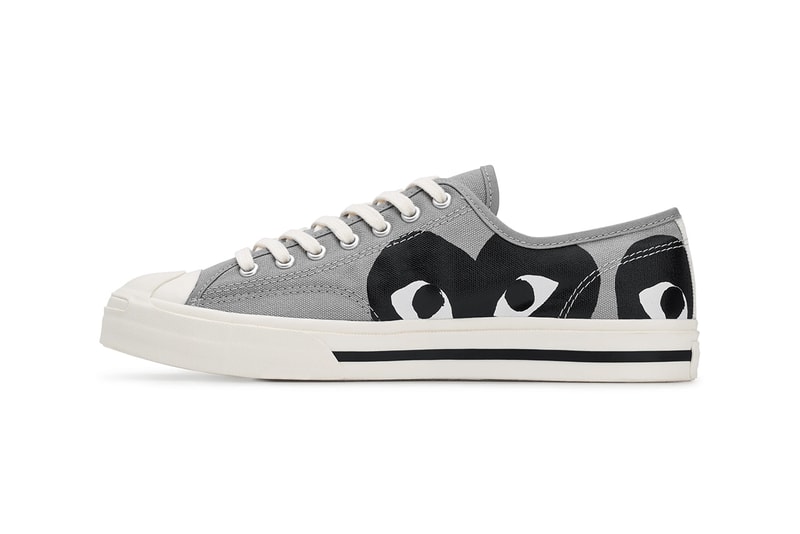 プレイ コムデギャルソン コンバース ジャックパーセル PLAY COMME des GARÇONS x Converse による最新コラボ Jack Purcell が発売 comme des garcons play converse jack purcell gray black red release date info store list buying guide photos price dover street market