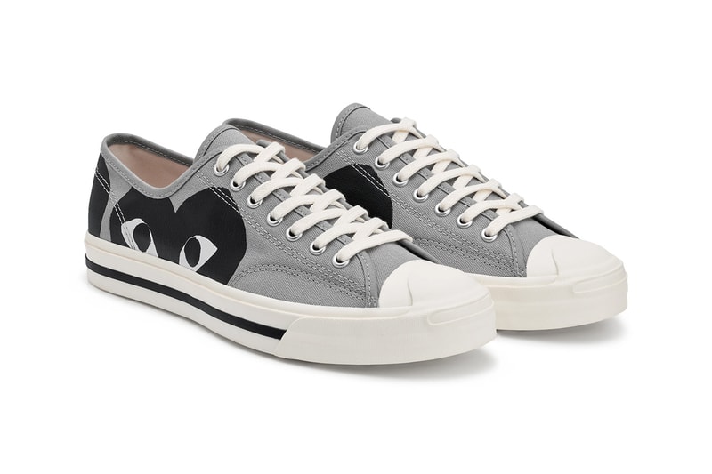 プレイ コムデギャルソン コンバース ジャックパーセル PLAY COMME des GARÇONS x Converse による最新コラボ Jack Purcell が発売 comme des garcons play converse jack purcell gray black red release date info store list buying guide photos price dover street market
