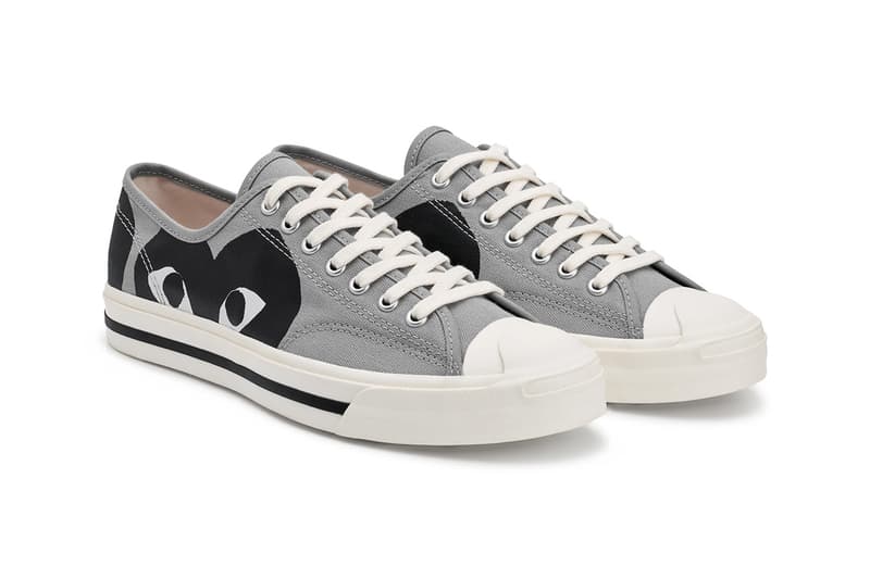 プレイ コムデギャルソン コンバース ジャックパーセル PLAY COMME des GARÇONS x Converse による最新コラボ Jack Purcell が発売 comme des garcons play converse jack purcell gray black red release date info store list buying guide photos price dover street market