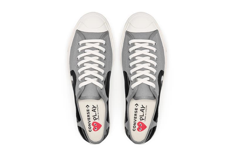 プレイ コムデギャルソン コンバース ジャックパーセル PLAY COMME des GARÇONS x Converse による最新コラボ Jack Purcell が発売 comme des garcons play converse jack purcell gray black red release date info store list buying guide photos price dover street market