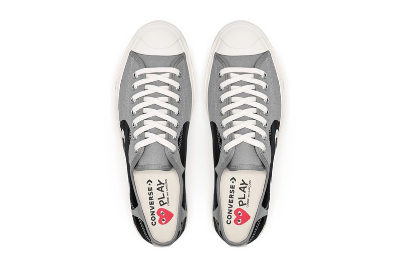 プレイ コムデギャルソン コンバース ジャックパーセル PLAY COMME des GARÇONS x Converse による最新コラボ Jack Purcell が発売 comme des garcons play converse jack purcell gray black red release date info store list buying guide photos price dover street market