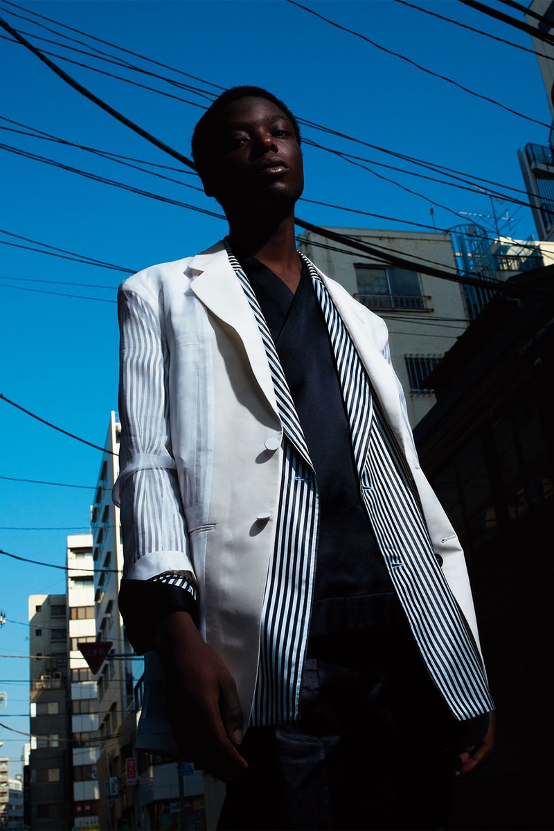 ダンヒル シルバーマガジン Silver Magazine による dunhill の2021年春夏コレクションを使用した最新エディトリアルが 到着 2021 spring summer collection image visual look temporary concept store open at ginza six 