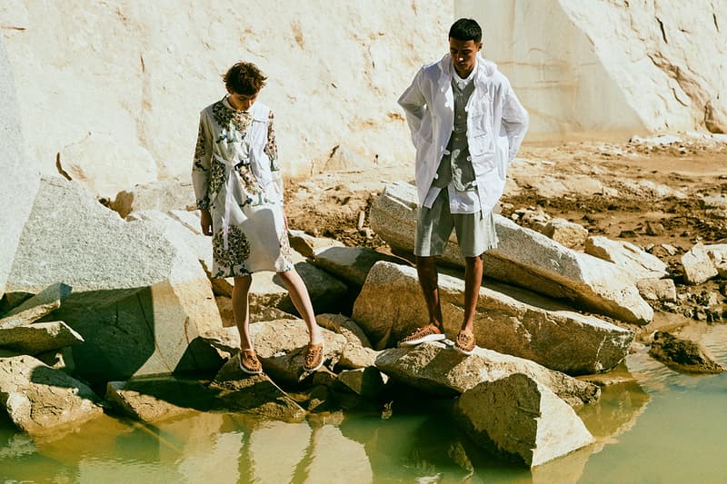 エンジニアドガーメンツ x キーンのコラボフットウェア第2弾が発売 Engineered Garments x Keen Uneek Slide SS21 collaboration premium leather spring summer 2021 nepenthes sandal release date info buy nepenthes 