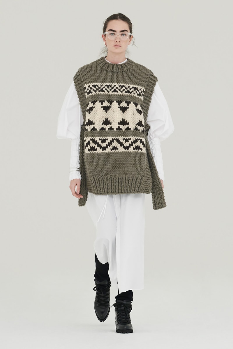 ハイク2021年秋冬コレクション HYKE 2021 fall winter collection look HIDEAKI YOSHIHARA YUKIKO ODE