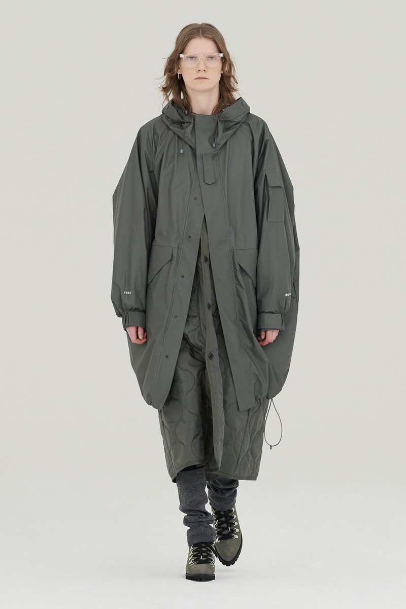 ハイク2021年秋冬コレクション HYKE 2021 fall winter collection look HIDEAKI YOSHIHARA YUKIKO ODE