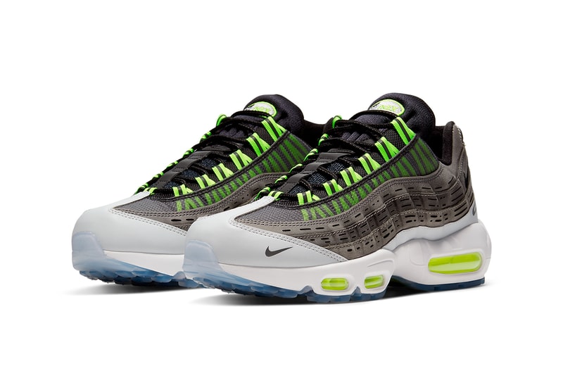  キム・ジョーンズxナイキ エア マックス 95のオフィシャルイメージが解禁 kim jones nike air max 95 black volt white grey DD1871 002 release date info store list buying guide photos price 