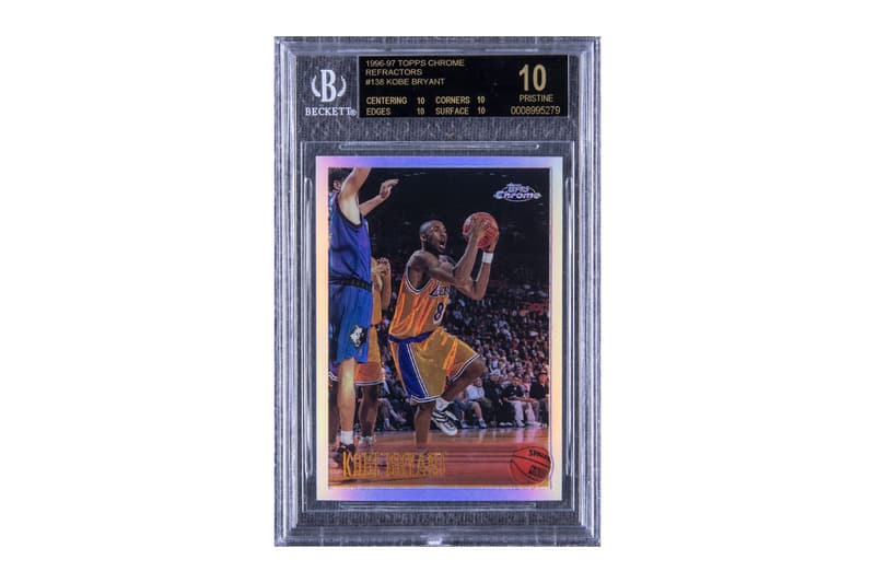 故コービー・ブライアントの NBA ルーキーカードが約1億9,000万円で落札 Kobe Bryant Black Label Pristine Rookie Card Sold for Nearly $1.8 Million USD at Auction Goldin Auction NBA Los Angeles Lakers Sports Trading Cards Black Mamba Mambacita Vanessa Bryant Gigi Bryant Natalia Bryant