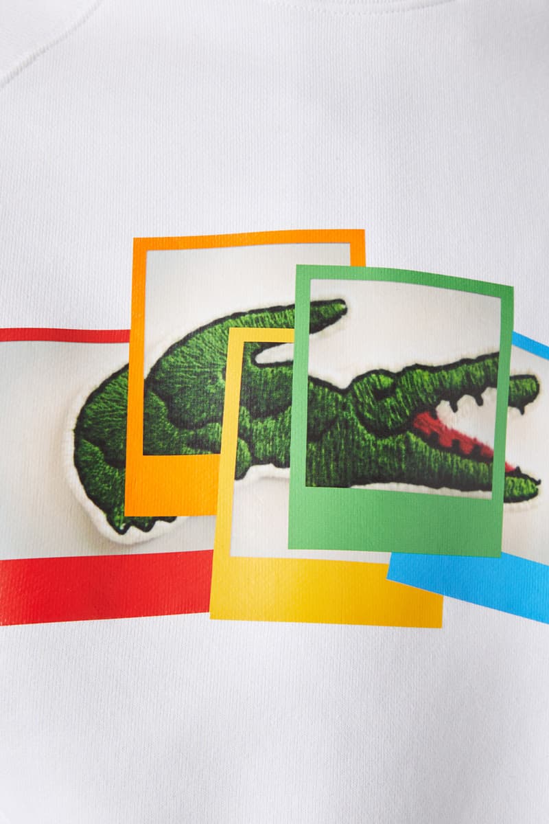 ラコステ x ポラロイド によるレインボーカラーを纏ったコラボコレクションが到着 LACOSTE x Polaroid Collaboration Release Info polo shirts when does it drop where to buy