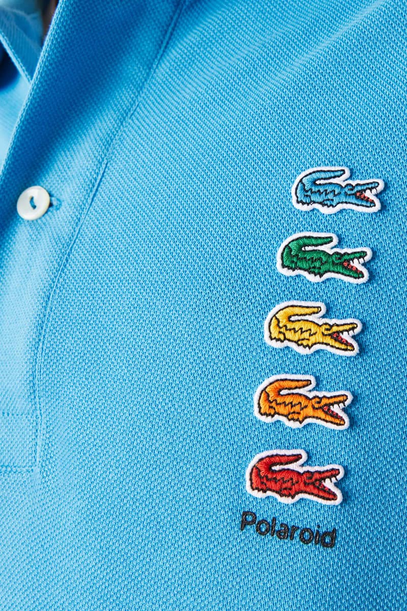 ラコステ x ポラロイド によるレインボーカラーを纏ったコラボコレクションが到着 LACOSTE x Polaroid Collaboration Release Info polo shirts when does it drop where to buy