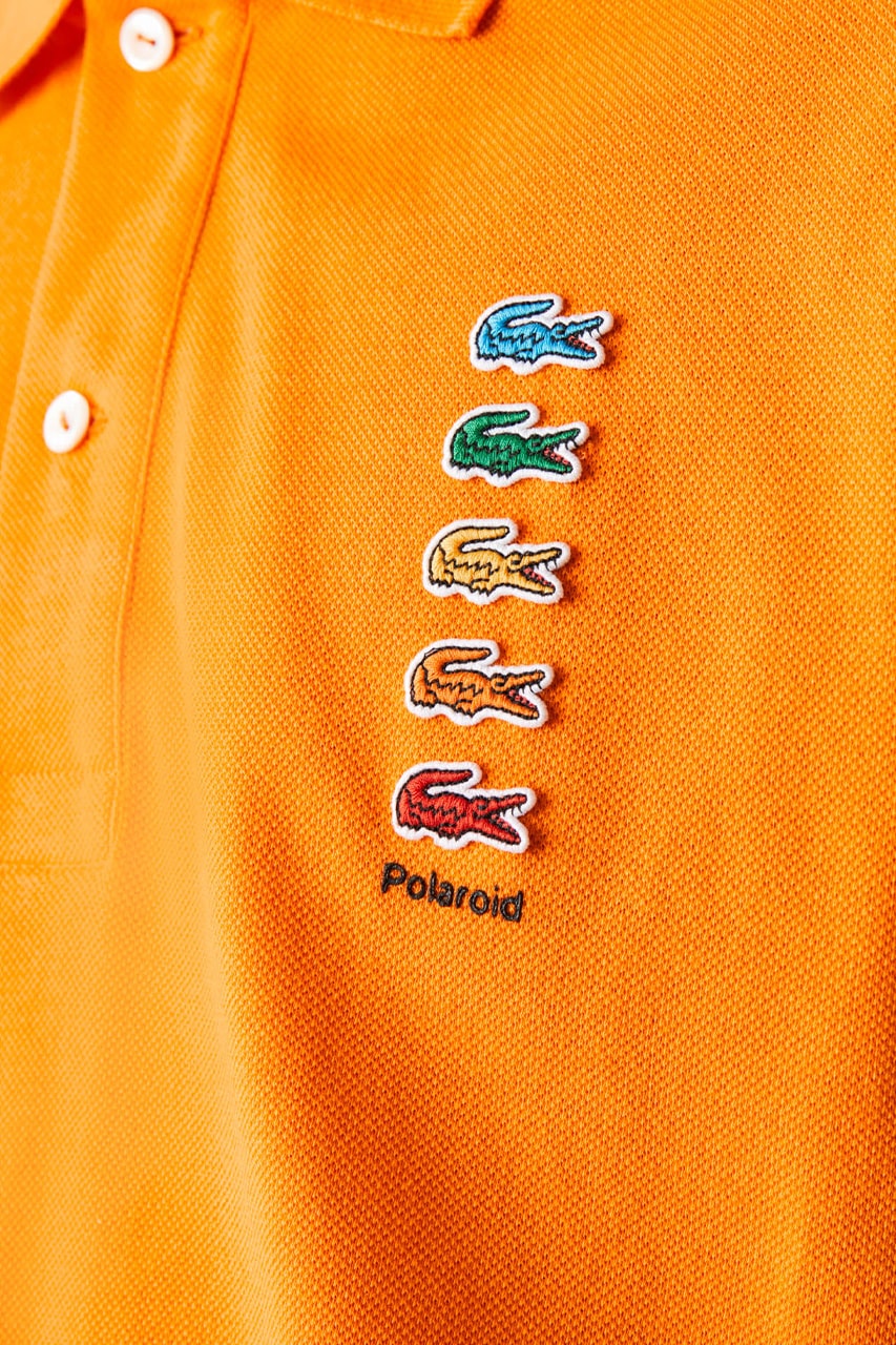 ラコステ x ポラロイド によるレインボーカラーを纏ったコラボコレクションが到着 LACOSTE x Polaroid Collaboration Release Info polo shirts when does it drop where to buy