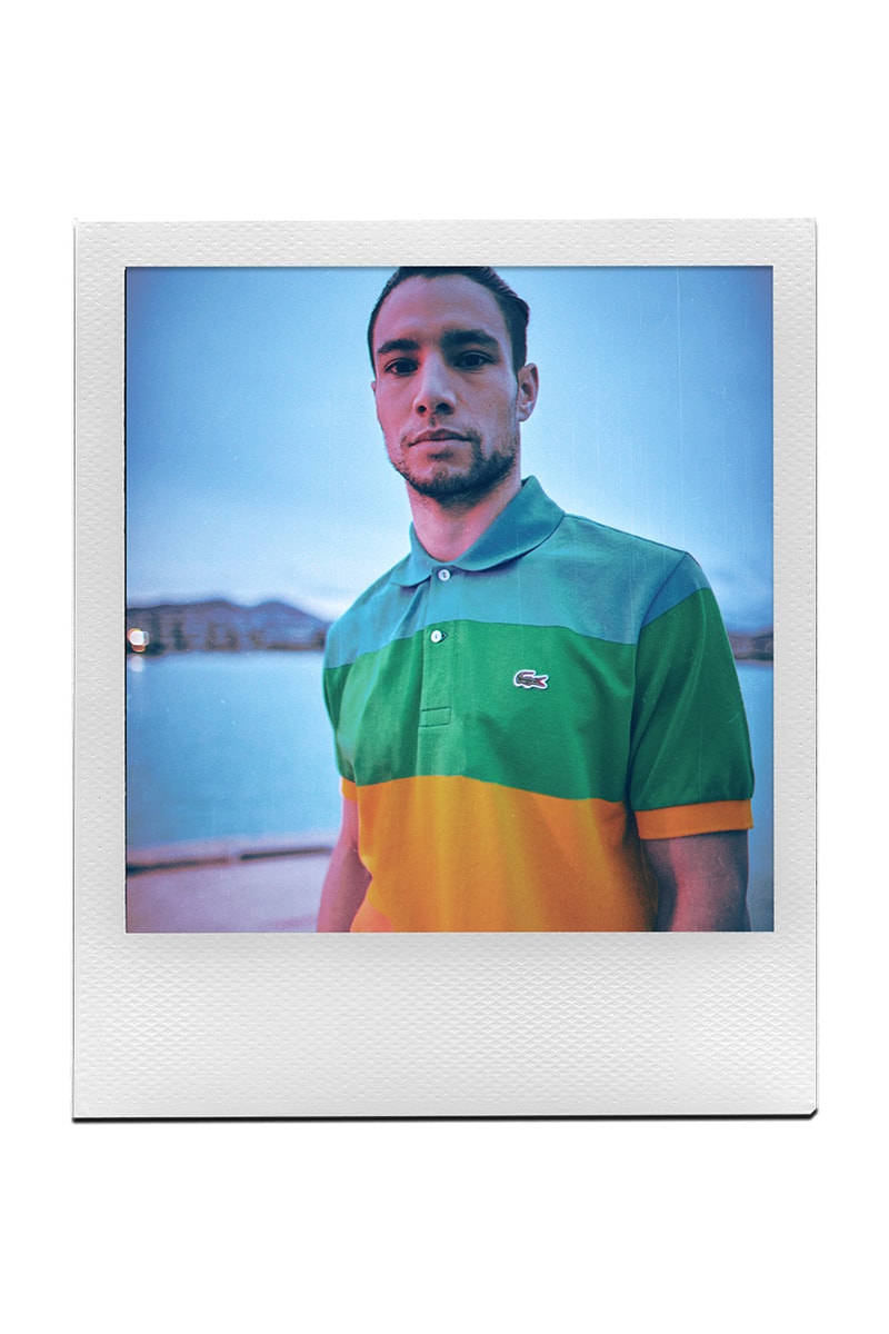 ラコステ x ポラロイド によるレインボーカラーを纏ったコラボコレクションが到着 LACOSTE x Polaroid Collaboration Release Info polo shirts when does it drop where to buy