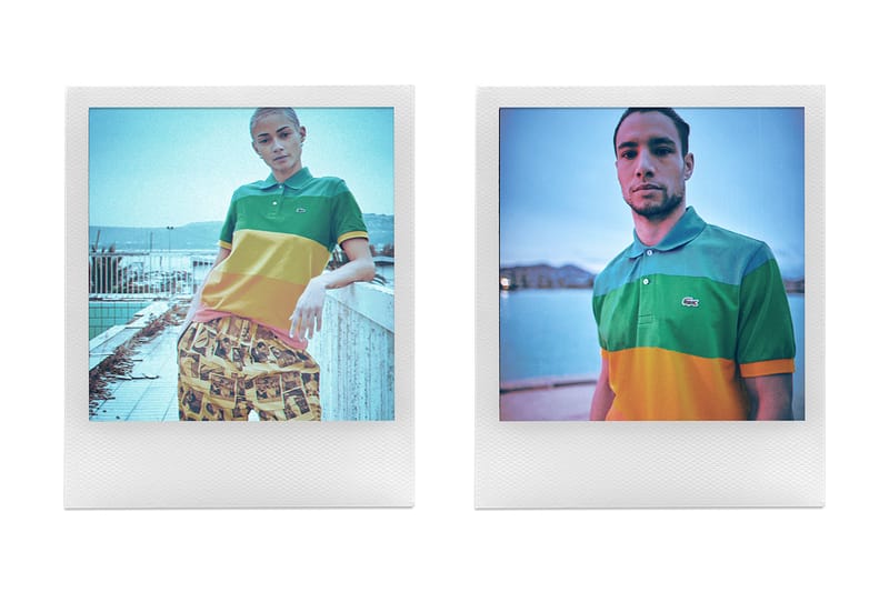 LACOSTE x Polaroid によるレインボーカラーを纏ったコラボコレクションが到着