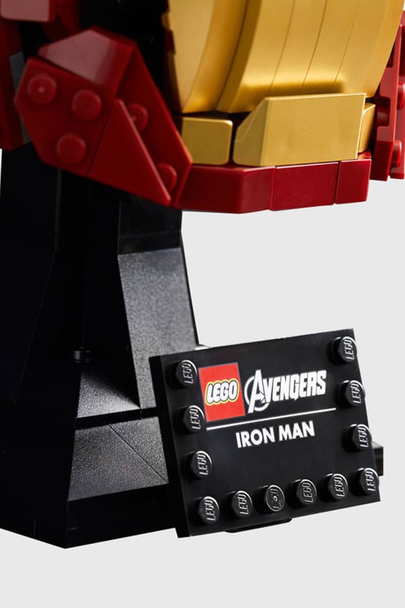レゴ®︎からアイアンマンのヘルメットを再現したプロダクトが登場 lego iron man helmet release info