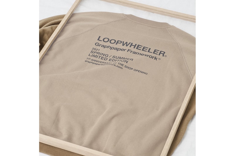 ループウィラー フォー グラフペーパー LOOPWHEELER for Graphpaper から“ジャパン・モダニズム”を表現したアイテムが到着 2021 spring summer collection and Graphpaper Framework 1st anniversary limited items release info