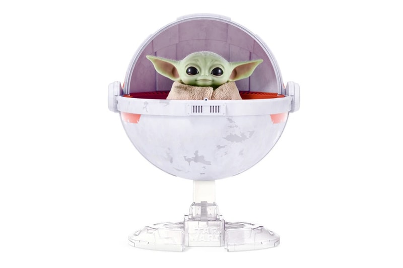 世界に1つだけのベビーヨーダのフィギュアがオークションに出品 Mattel Baby Yoda Plush Hover Pram Auction creations projectart limited edtion ebay charity grogu the child mandalorian star wars
