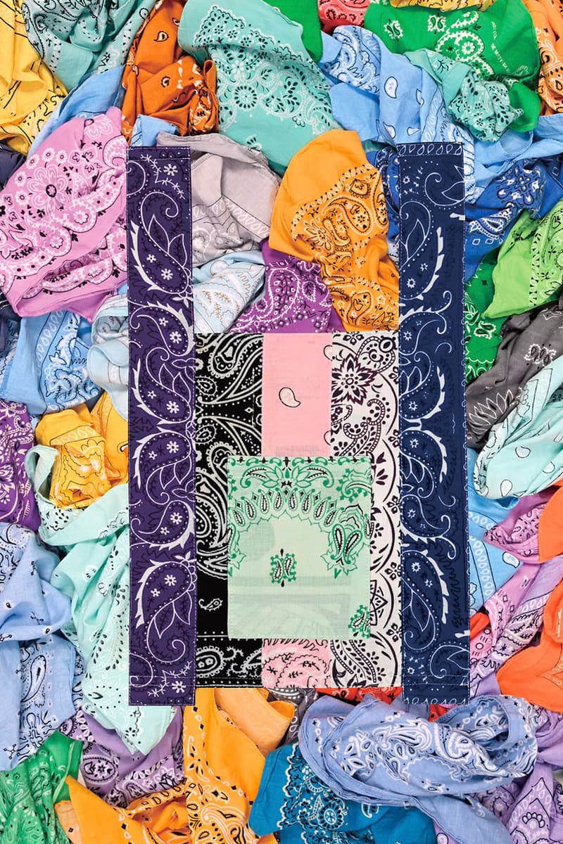 ミヤギヒデタカ MIYAGI HIDETAKA が古着倉庫に眠る余剰バンダナを再利用したバッグを製作 宮城秀貴