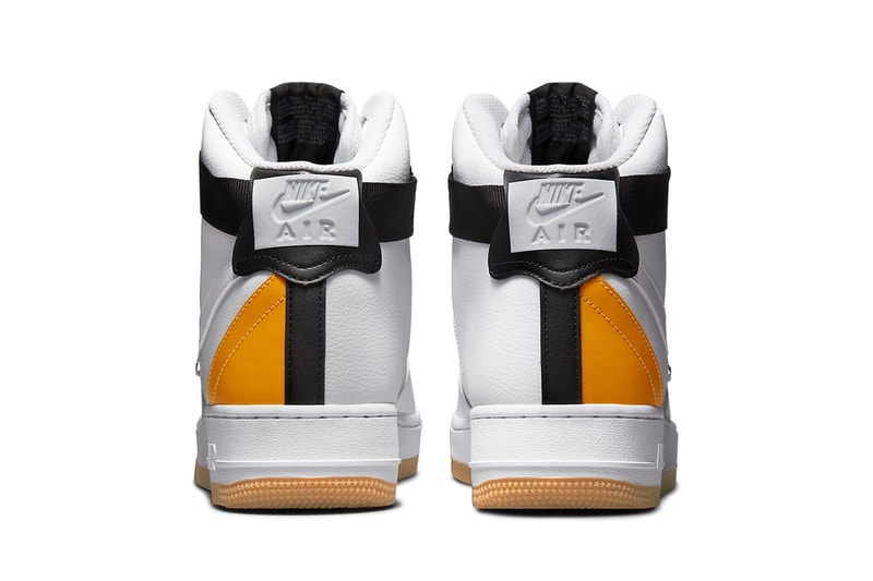 ナイキ エアフォース 1 ハイ “ホワイト/ユニバーシティゴールド”  NBA x Nike の新作コラボモデル Air Force 1 High “White/University Gold” が登場 nba nike air force 1 high white university gold wolf grey white CT2306 101 release date info store list buying guide photos price  
