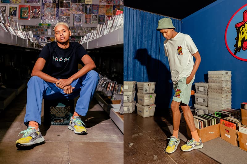 アメーバ・ミュージックxナイス キックスxNBのトリプルコラボが実現 nice kicks amoeba music new balance 992 grey blue yellow black white red apparel t shirt hoodie shorts official release date info photos price store list buying guide