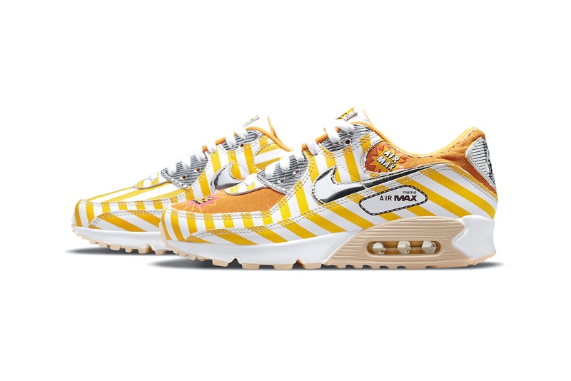 ファミチキをイメージした（？）ナイキ エア マックス 90 “スウッシュ マート”が誕生 Nike Air Max 90 SE Swoosh Mart dd5481 735 menswear streetwear kicks shoes sneakers trainers runners footwear spring summer 2021 ss21 swoosh info