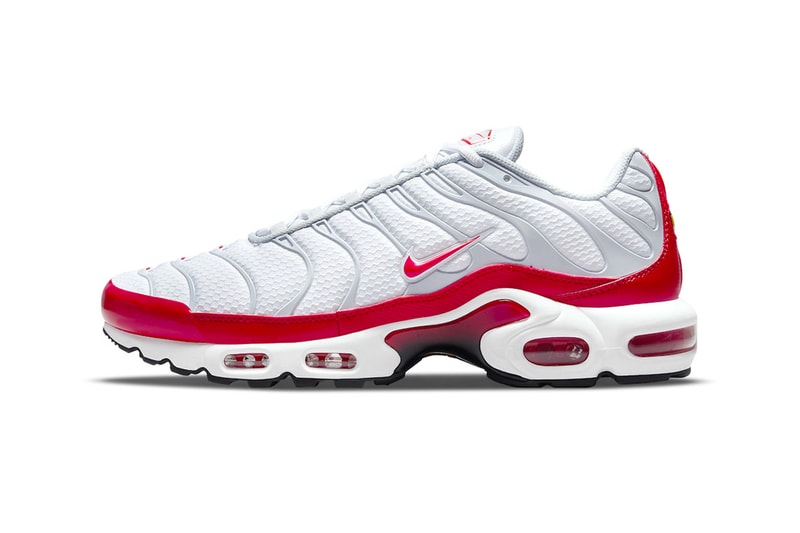 エア マックス 1のOGカラー“ホワイト/ユニバーシティレッド”を纏ったエア マックス プラスが発表 Nike Air Max Plus Air Max 1 Release Info dm8332-100 Day 2021 Buy Price