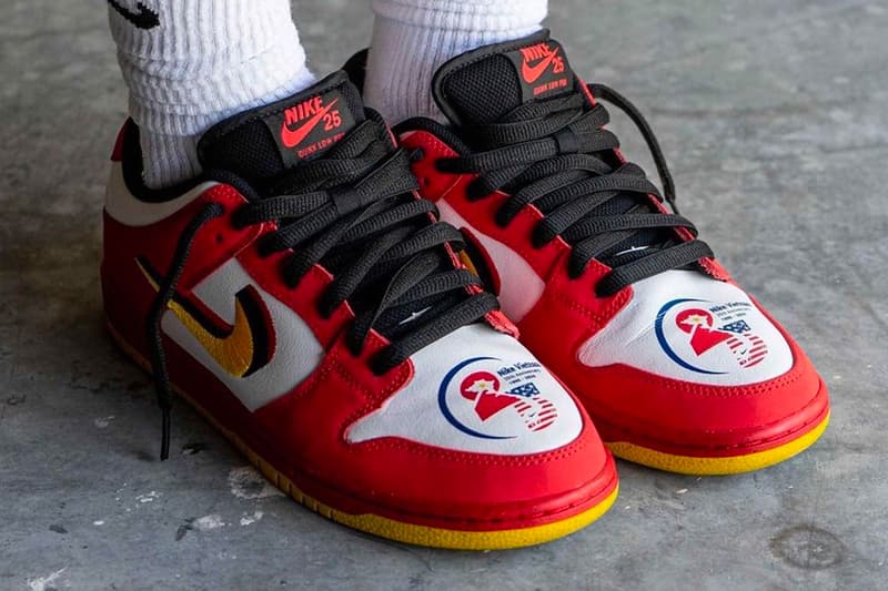 ナイキ エスビーがベトナム工場での生産25周年を記念したダンクロー“ベトナム”をリリースか Nike SB Dunk Low Vietnam On-Foot Look Release Info 309242-307 Buy Price Date