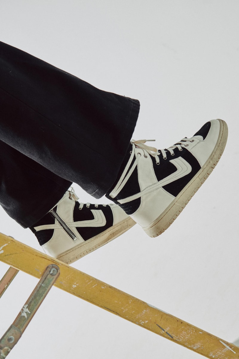 リック・オウエンス ナイキ 謎の新鋭ブランド Plessume から Rick Owens と Nike をサンプリングしたスニーカーが登場 plessume slam high sneaker shoe rick owens nike dunk ramone white black official release date info photos price store list buying guide