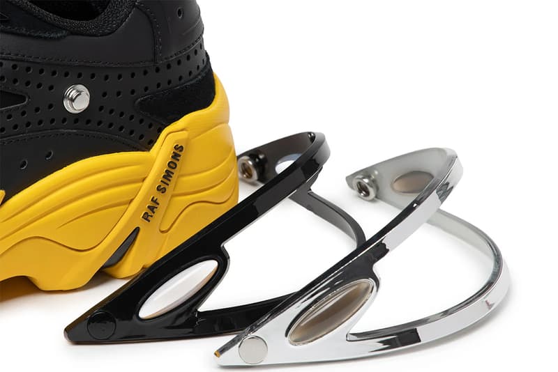 ラフシモンズのフットウエアラインに新作サイロン-21が追加 raf simons runner cylon 21 grey black yellow release date info store list buying guide photos price 