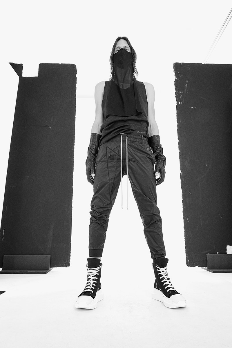 チャンピオン リック・オウエンス Champion × Rick Owens によるコラボカプセルコレクション第2弾が登場 rick owens champion spring summer 2021 sustainability release details information buy cop purchase