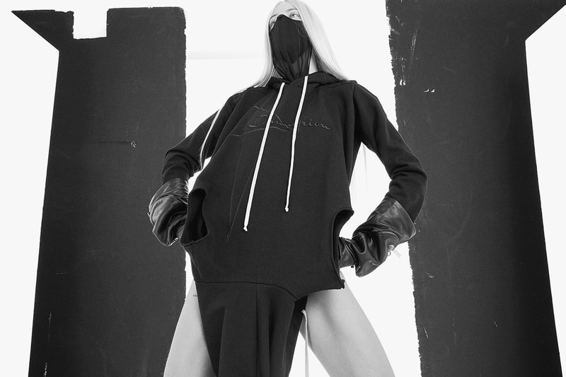 チャンピオン リック・オウエンス Champion × Rick Owens によるコラボカプセルコレクション第2弾が登場 rick owens champion spring summer 2021 sustainability release details information buy cop purchase