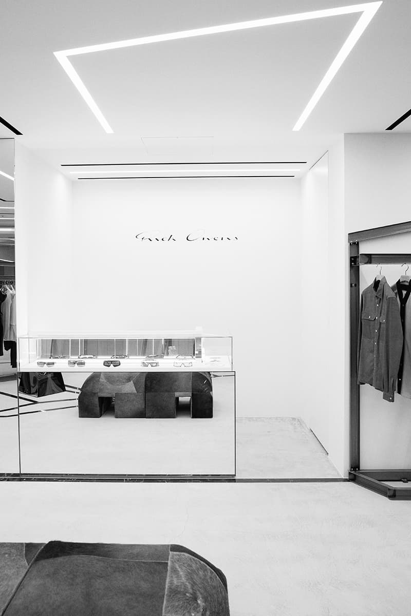リック・オウエンスがギンザシックス内に新店舗をオープン Rick Owens GINZA SIX new store open news