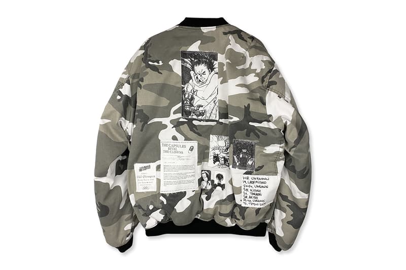 ラフシモンズが夢のラフシモンズxアキラのボマージャケットを発表 Rough Simmons Akira Neo-Tokyo Bomber Jacket Release Buy Price Raf Simmons MA-1