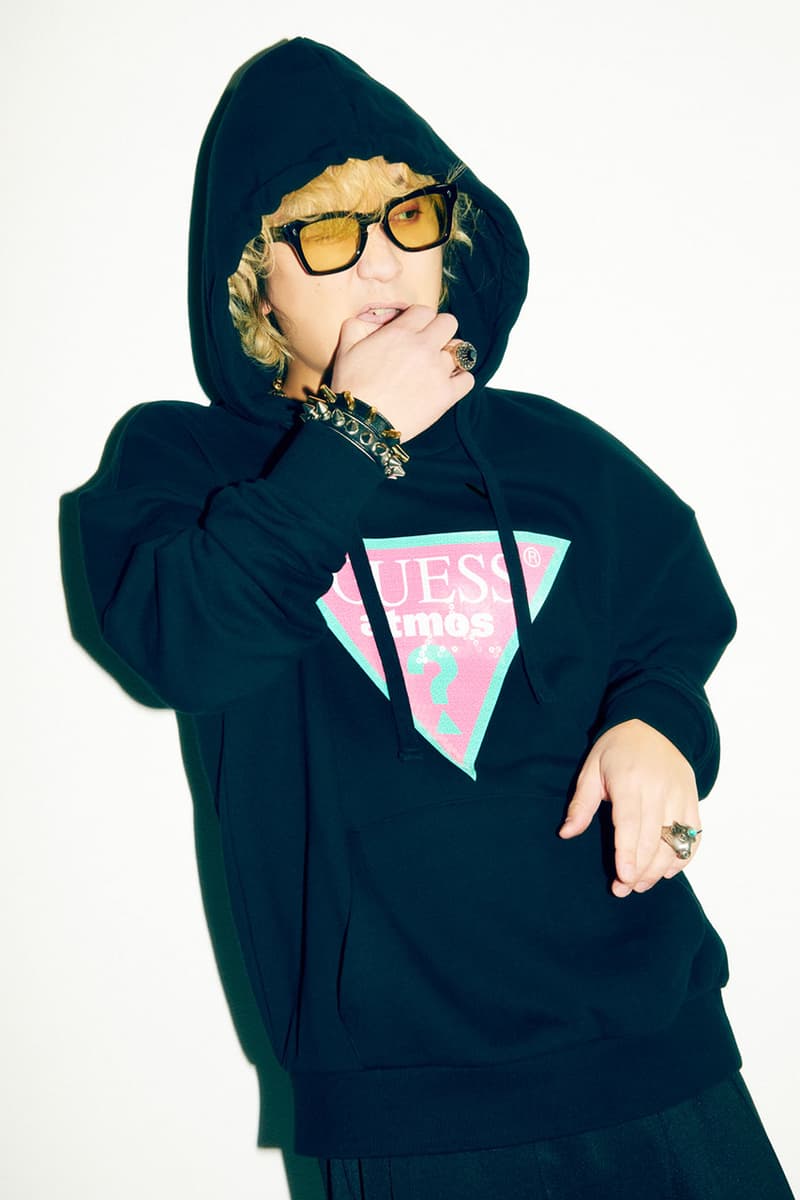 SEKAI NO OWARI の Fukase 手がける BAD MOOD x GUESS x atmos のトリプルコラボアイテムが発売 フカセの手がけるバッドムード x ゲス x アトモス 世界の終わり