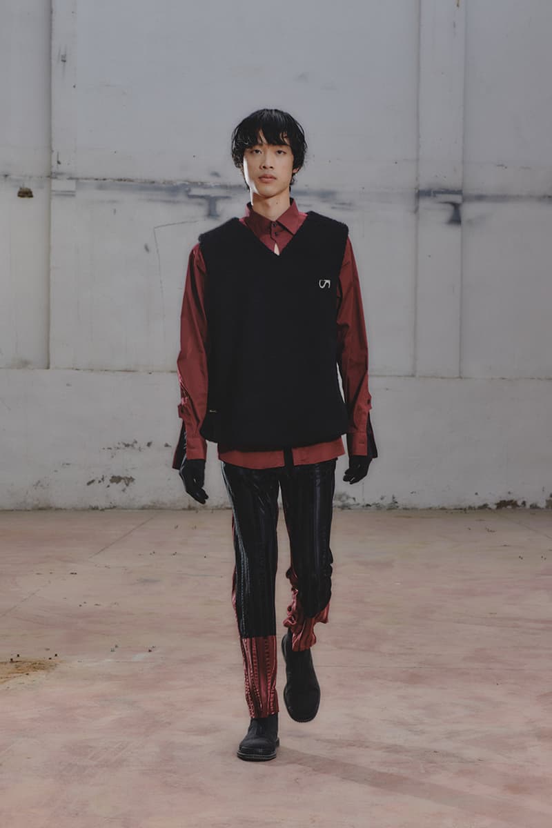シュープ2021年秋冬コレクション SHOOP 2021 fall winter collection look Miriam Sanz Oki Yohei