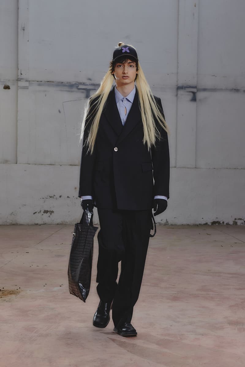 シュープ2021年秋冬コレクション SHOOP 2021 fall winter collection look Miriam Sanz Oki Yohei